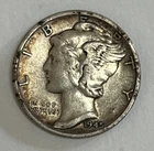 1945-S Mercury Silver Dime Very Fine Details Micro S FS-512