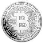 Bitcoin 1 oz .999 Fine Silver Round BU Crypto Commemorative BlockChain IN STOCK