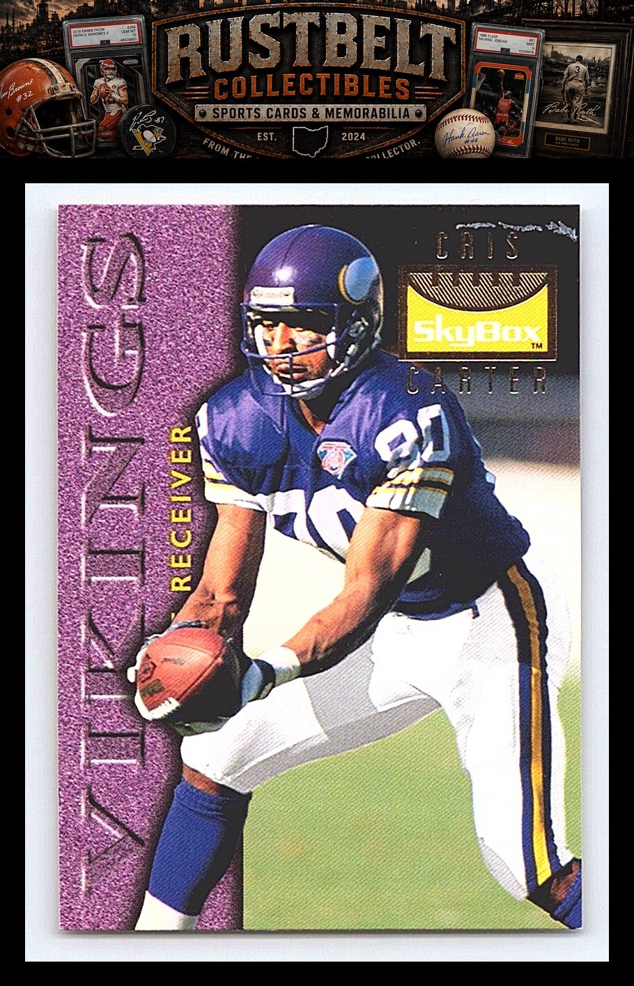1995 SkyBox Premium #76 Cris Carter