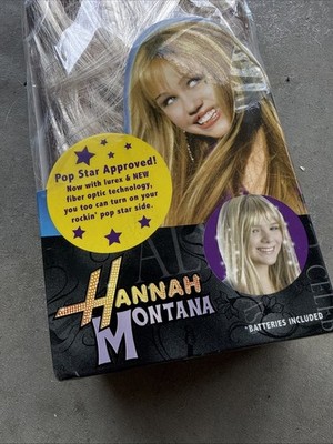 ハンナモンタナ ウィッグ　Hannah Montana POP STAR WIG Vintage Hannah Montana Pop Star Wig Fiber Optic Light Up Miley
