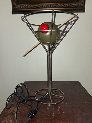 1993 Martini & Olive Lamp by David Krys Vintage Rare -Works, Excellent Condition