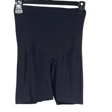 Maidenform Thigh Slimmer Shapewear Women's Size Large Black Style 12627 Seamless