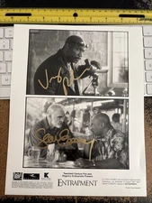 Sean Connery & Ving Rhames Signed Entrapment Movie Photo L1541LL