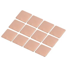 Heatsink Copper Pad Shim 20mmx20mmx1mm Thermal Conductive Heat Sink 12Pcs