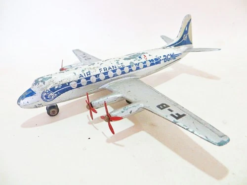 DINKY 706 'VICKERS VISCOUNT PLANE, AIR FRANCE' VINTAGE. ORIGINAL. COMPLETE