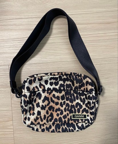GANNI Recycled Tech Festival Bag 24cm x 16.5cm - Used Once
