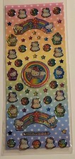 Sanrio Hello Kitty Multicolor Glitter Rainbow Epoxy Sticker Set 2002