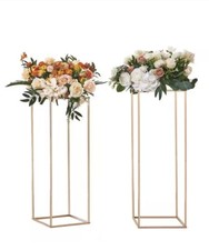 Wedding Arches Brand 2PC 31.5  /80cm High Wedding Flower Stand, Metal Column, C11