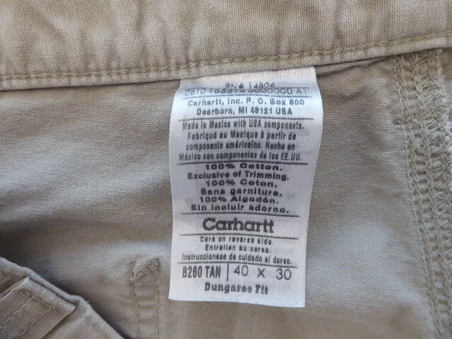 Carhartt b260 clearance