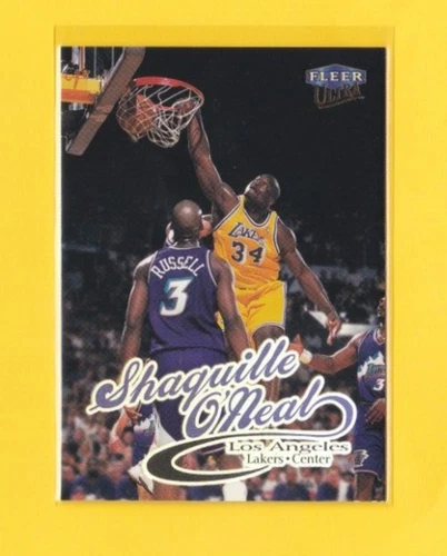 1998-99 FLEER ULTRA BASKETBALL SHAQUILLE O'NEAL CARD/#93/NRMT/LAKERS