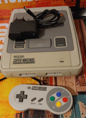 SUPER Nintendo SNES System 16bit Video Game Konsole (fully working) modern PA