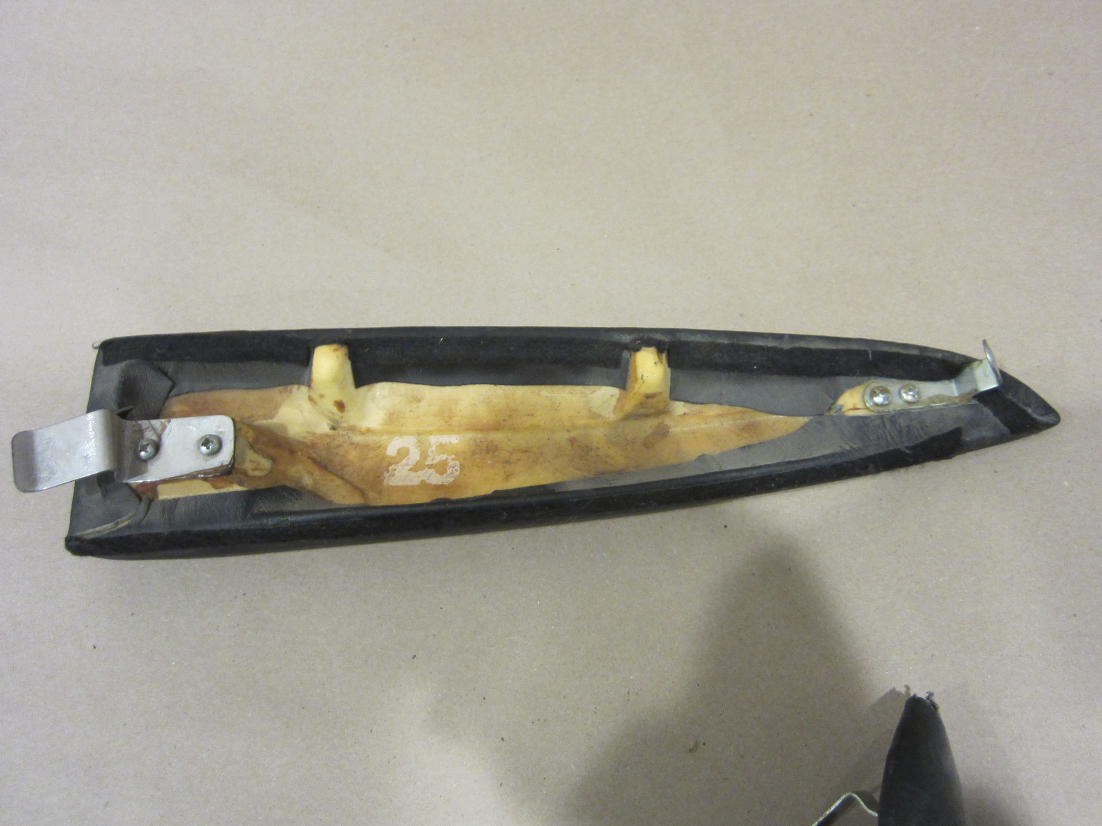 Ferrari 360 -  RH Door Panel Arm Rest/ Black -  Part# 65944500