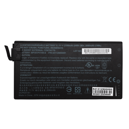 New Genuine BP3S1P2100-S BP3S1P2100 Battery for Getac V110 V110C 441129000001 - 第 1/8 張圖片