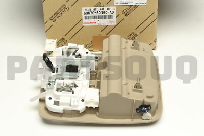 6367060160A0 Genuine Toyota BOX SUB-ASSY, ROOF CONSOLE 63670