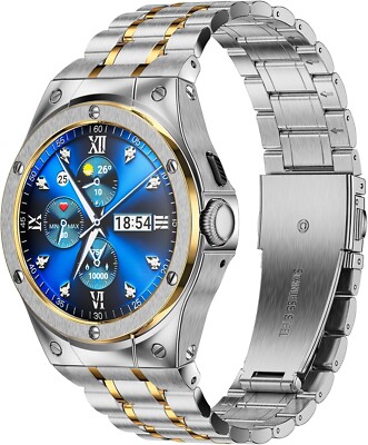 Stylish Silver Gold Band for Google Pixel Watch, Skin