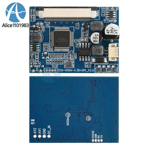 4.3"/5" LCD Monitor Driver Board Module Kit Car Audio Video Display Motherboard - Picture 3 of 27