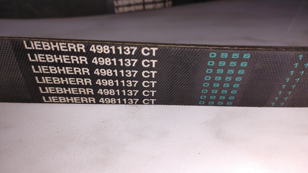 Liebherr 49811137 CT Original Riemen Belt NEU | eBay