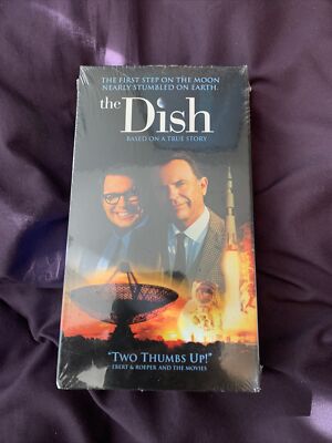 The Dish (VHS, 2001) Sam Neil, Patrick Warburton Brand New Small Tear Back