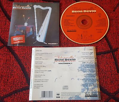 Harp Music RENE DEVIA **Internacional: Todo Por Ella Volumen 1** SCARCE 1995 CD