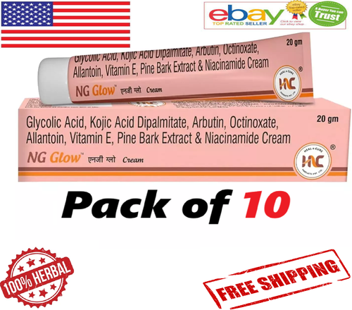 10x Heal n Cure NG Glow Cream 20g For Melasma, Pigmentation, Acne Scar,Dark Spot