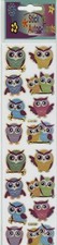 Colorful Owls Stickers