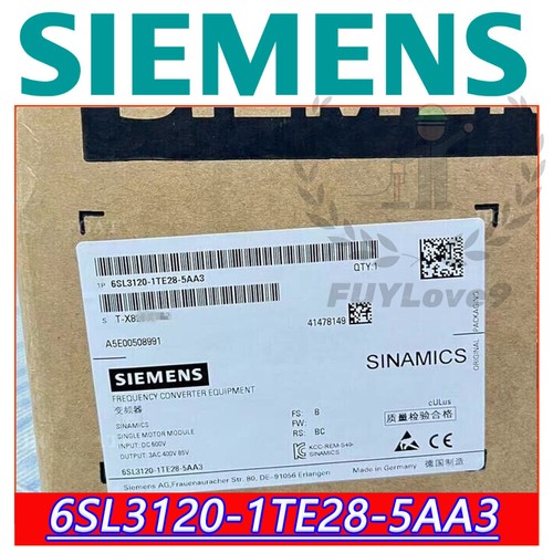 hochwertiger Siemens 6SL3120-1TE28-5AA3 6SL3 120-1TE28-5AA3 nagelneu, Wechselrichter - Bild 1 von 7