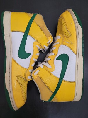 Size 14 - Nike Dunk High Yellow for sale online | eBay