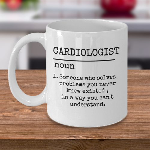 Cardiology doctor mug gift Funny Cardiologist definition heart surgeon gifts eBay