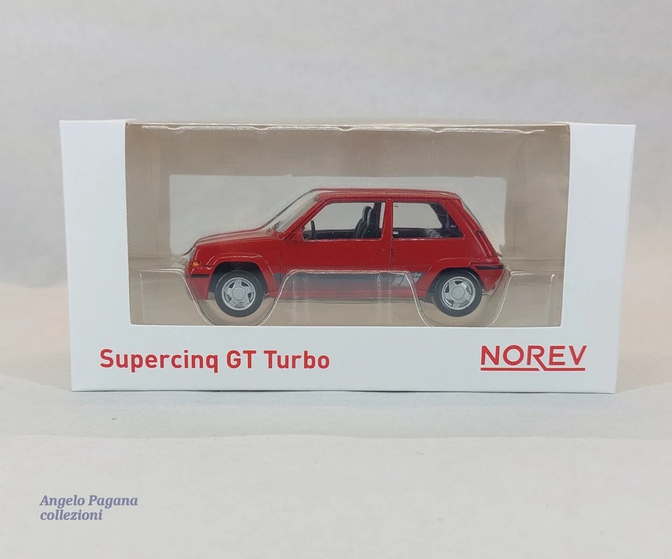 modellino auto 1/43 Renault super cinque 5 gt turbo modellini da collezione R - Immagine 2 di 4