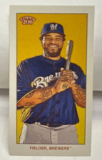 Prince Fielder 2023 Topps 206 Low Series Missing Black Plate SP Milwaukee Brewer