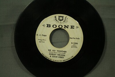 rare 45 record Shirley Nelson Dave Kirby Two Story Home Boone country promo