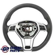 Steering Wheel Mercedes W204 C207 W212 NEW Black Leather Sport