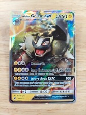 Alolan Golem GX 34/111 Crimson Invasion NM Ultra Rare Pokemon Card