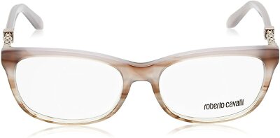 Roberto Cavalli Barbados RC706 059 Beige Brown Mix Eyeglasses Frame 54-16-140