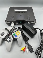 Nintendo 64 N64 Console Black with Controller - TESTED  WORKS