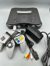 Nintendo 64 N64 Console Black with Controller - TESTED & WORKS