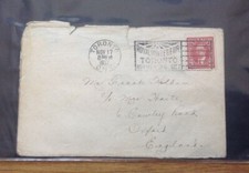 1937 CANADA Cover TORONTO Royal Winter Fair Slogan. Free UK Postage