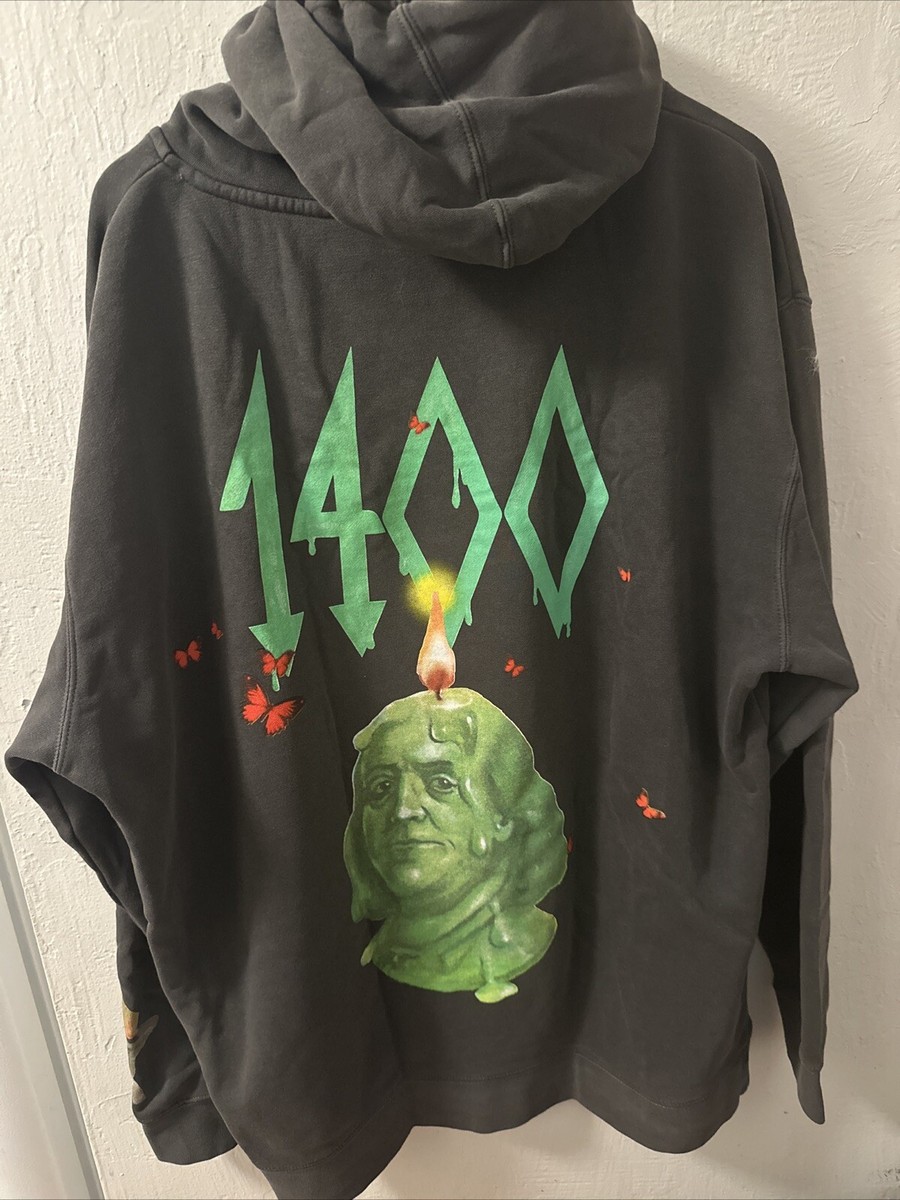 2XL XXL Trippie Redd Ben Franklin Candle Hoodie 2019 Life's A Trip