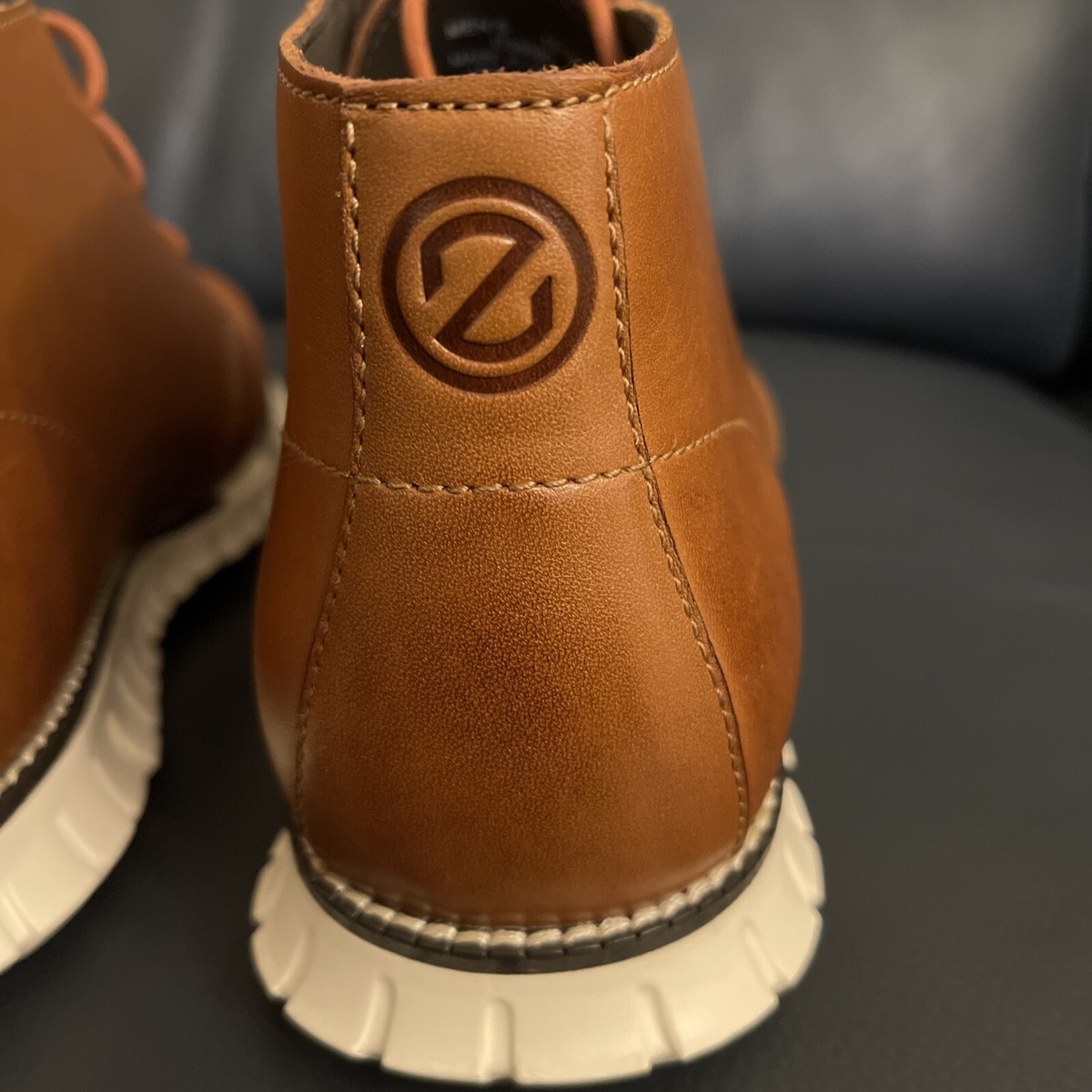 Cole Haan Zerogrand Mens Chukka Boot Brown Tan C35593 Mens Cole Haan Zerogrand Chukka Boots In Tan | Soletrader main image 4