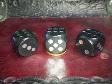 3D6 Dice Character Builder Weighted Cheat Dice RPG Tabletop CCG Gaming 18mm wood