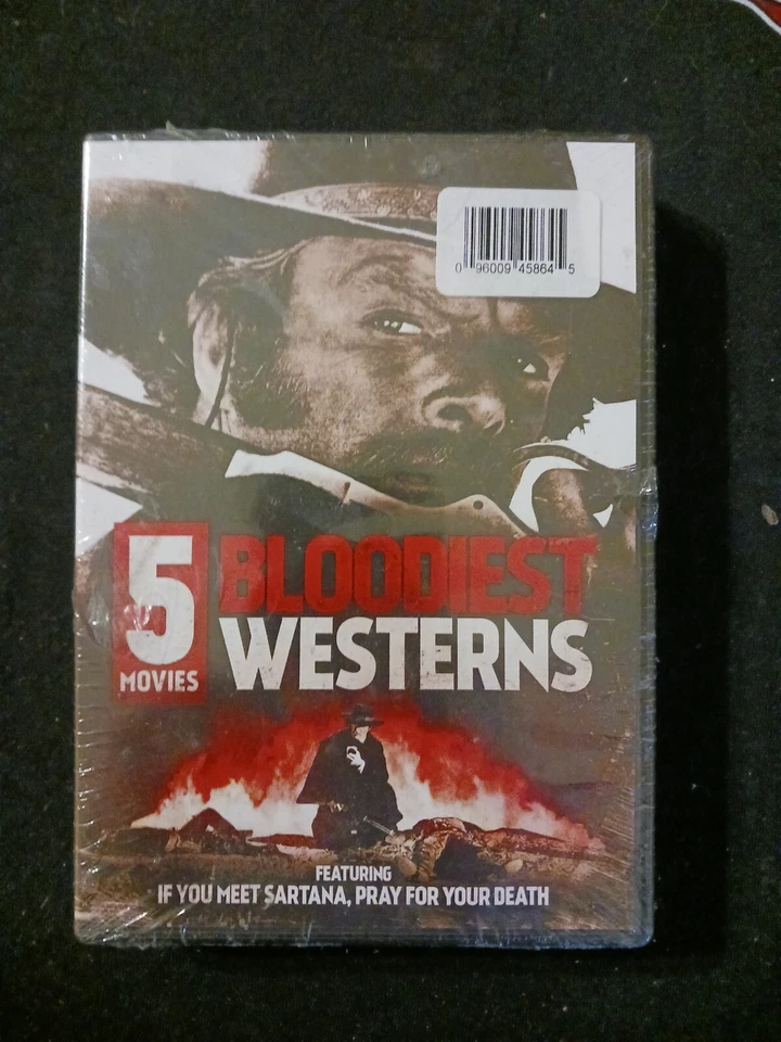 Dual Pack Wanted Dead or Alive & 5-Movie Bloodiest Westerns DVD Brand New - Image 2 of 4