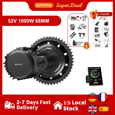 Bafang BBSHD 52V1000W 68mm Mid Drive Motor DIY Ebike Conversion Kit