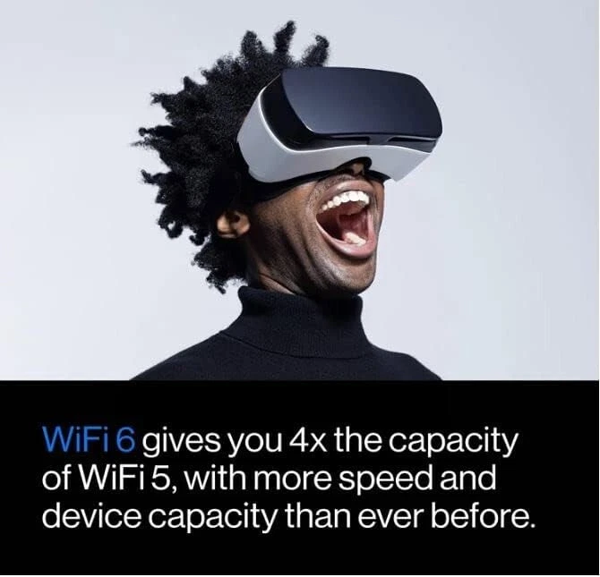 Linksys MX8000 Mesh WiFi Router - AX4000 WiFi 6 Router - Velop Tri-Band WiFi - Image 2 of 4