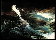 Frank Frazetta Fantasy Art Exotic Pin Up Card 58 Sea Witch Kraken Woman