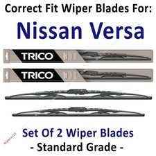 Wiper Blades 2-Pack Standard Wipers - fit 2007-2011 Nissan Versa - 30260/130