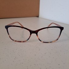 Marie Claire Eyeglasses 6209 Red Amber Cat Eye FRAMES ONLY E-6