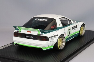 1/18 Ignition Model Mazda PANDEM RX-7 (FC3S) White/Green IG2913 | eBay