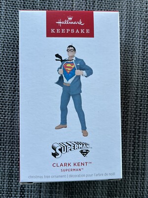 HALLMARK 2024  SUPERMAN CLARK KENT DC COMICS ORNAMENT