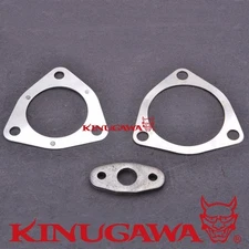 Kinugawa Turbo Gasket Mitsubishi TRUSTs 3 bolt TD06SL2 20G w/ Oil Return Flange