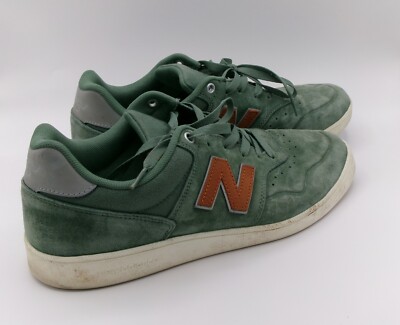 New Balance Men\'s Suede Sneakers - Green and Gray s-l400.jpg main image 4